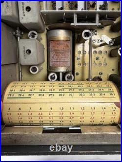 Collins 70E-15 PTO Receiver Panel Vintage 51J/R-388 Tube RF Untested Parts 42lbs