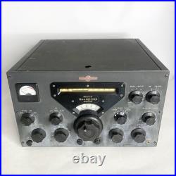 Collins 75A-4 Vintage Tube HF Receiver Power On OK For Parts As-Is 002
