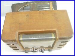 Crosley 66TC Vintage old wood antique tube radio As Is Parts Repair