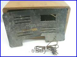 Crosley 66TC Vintage old wood antique tube radio As Is Parts Repair