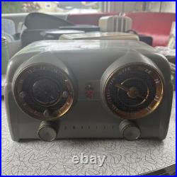 Crosley D 25GN Green Vintage Radio See Description For Info Parts/Restoration
