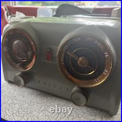 Crosley D 25GN Green Vintage Radio See Description For Info Parts/Restoration