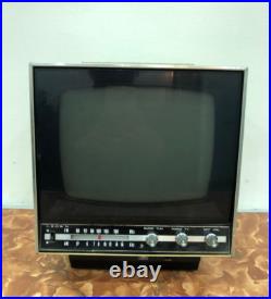 Crown 31 Vintage Transistor TV & FM/AM 2 Band Radio 9TV-304 For Parts
