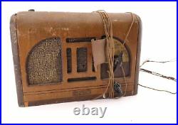 Croydon Vintage AM Radio Tube For Parts As Is Untested