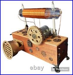 Crystal Radio Highly Sensitive Radiant Resonance Steampunk. Vintage Parts 1930's