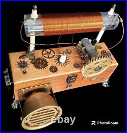 Crystal Radio Highly Sensitive Radiant Resonance Steampunk. Vintage Parts 1930's