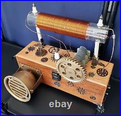 Crystal Radio Highly Sensitive Radiant Resonance Steampunk. Vintage Parts 1930's