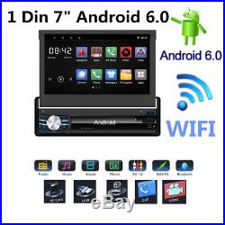 DC12V 7 1-Din HD 1080P Android 6.0 Car SUV Stereo GPS NAV Radio Bluetooth Wifi