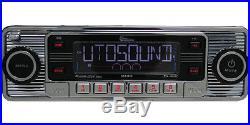 DIN Size USA-4 CD Radio, Chrome Face, Classic Car Radio