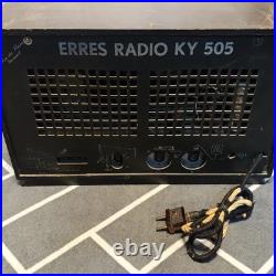 ERRES RADIO KY505 Vacuum Tube Radio Parts 1950s Vintage Collectible