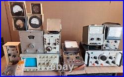 Electronic Testing O scope Ham radio test gear vintage for parts rca vtvm