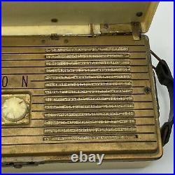 Emerson Radio Model 558 Bakelite Case Portable Vintage 1948 Untested Parts/Rep