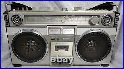 FOR PARTS! Crown CSC-850 Rare Vintage Ghetto Blaster Cassette Radio Boom Box G