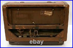 FOR PARTS ONLY Vintage Philco Tube Radio Bing Crosby Wood 46-1201 Repair Junk