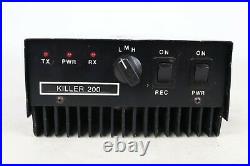 FOR PARTS/REPAIR UNTESTED Vtg Killer 200 Bi-Linear Amplifier Ham Radio 12V 20A