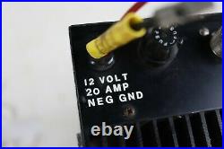 FOR PARTS/REPAIR UNTESTED Vtg Killer 200 Bi-Linear Amplifier Ham Radio 12V 20A