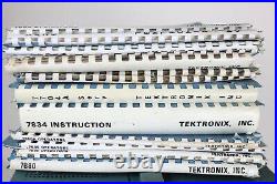 FOR PARTS/REPAIR Vintage Tektronix 7704A Oscilloscope CB HAM Radio + Manuals