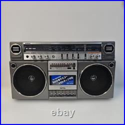 FOR parts National RX-5160 AM FM Stereo Radio Cassette Boombox Tested Vintage