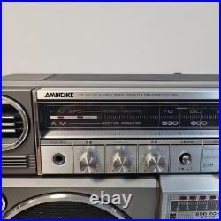 FOR parts National RX-5160 AM FM Stereo Radio Cassette Boombox Tested Vintage