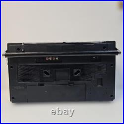 FOR parts National RX-5160 AM FM Stereo Radio Cassette Boombox Tested Vintage