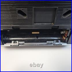 FOR parts National RX-5160 AM FM Stereo Radio Cassette Boombox Tested Vintage