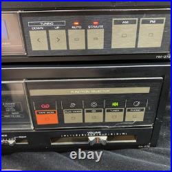 Fisher Amplifier CA-272 & Synthesizer Tuner FM-272 Tape Deck CrW45 PARTS ONLY