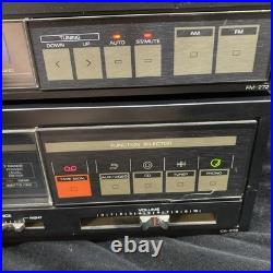 Fisher Amplifier CA-272 & Synthesizer Tuner FM-272 Tape Deck CrW45 PARTS ONLY