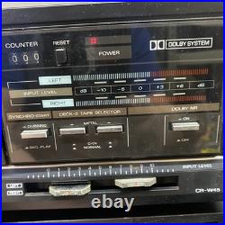 Fisher Amplifier CA-272 & Synthesizer Tuner FM-272 Tape Deck CrW45 PARTS ONLY