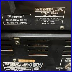 Fisher Amplifier CA-272 & Synthesizer Tuner FM-272 Tape Deck CrW45 PARTS ONLY