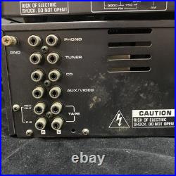 Fisher Amplifier CA-272 & Synthesizer Tuner FM-272 Tape Deck CrW45 PARTS ONLY