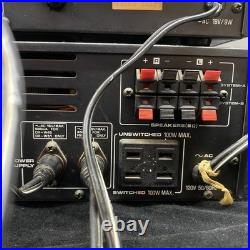 Fisher Amplifier CA-272 & Synthesizer Tuner FM-272 Tape Deck CrW45 PARTS ONLY