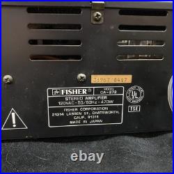 Fisher Amplifier CA-272 & Synthesizer Tuner FM-272 Tape Deck CrW45 PARTS ONLY