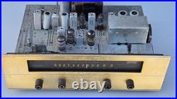 Fisher KM-60 Vintage Tube Stereo Radio Tuner AS-IS For Parts OR Repair ONLY
