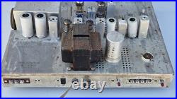 Fisher KM-60 Vintage Tube Stereo Radio Tuner AS-IS For Parts OR Repair ONLY