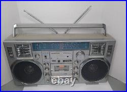 For Parts/ Does Not Work Vintage Lasonic TRC-920 Boombox 1980s Retro Stereo