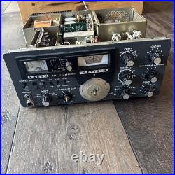 For Parts Not Working Vintage Yaesu Model FT-101B SSB HF Ham Radio Transceiver
