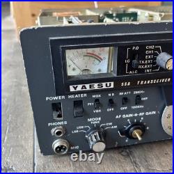 For Parts Not Working Vintage Yaesu Model FT-101B SSB HF Ham Radio Transceiver