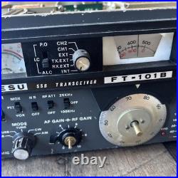 For Parts Not Working Vintage Yaesu Model FT-101B SSB HF Ham Radio Transceiver