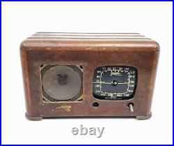 For Parts Only Vintage Tube Radio Zenith The Toaster Tabletop 6D625 Wood Cabinet