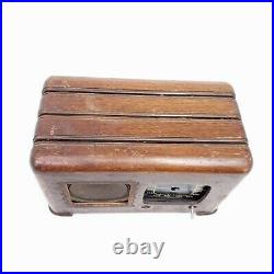 For Parts Only Vintage Tube Radio Zenith The Toaster Tabletop 6D625 Wood Wooden