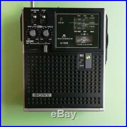 For Parts SONY Sky Sensor ICF-5500 Vintage Transistor Radio