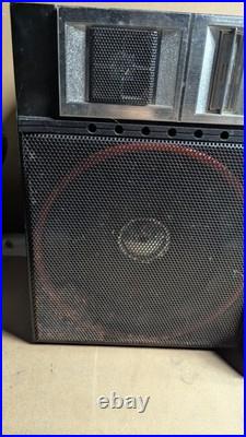 For Parts Vintage Bensonic Elite Electronic Ghetto Blaster Boombox Equalizer
