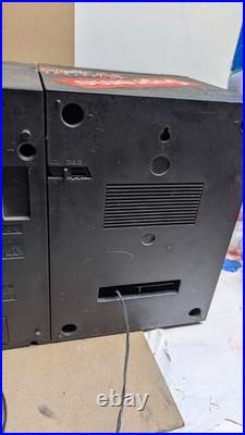 For Parts Vintage Bensonic Elite Electronic Ghetto Blaster Boombox Equalizer