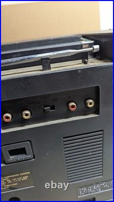 For Parts Vintage Bensonic Elite Electronic Ghetto Blaster Boombox Equalizer