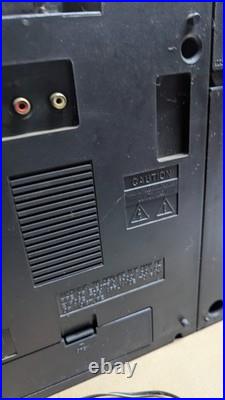 For Parts Vintage Bensonic Elite Electronic Ghetto Blaster Boombox Equalizer