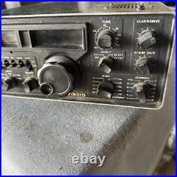 For Parts Vintage YAESU FT-301D Transceiver Amateur Ham Radio Untested Powers On