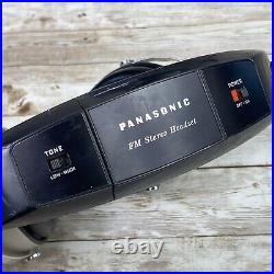 For Parts or Repair Vintage Panasonic Studio II RF-60 FM Stereo Headset