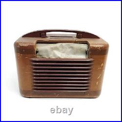 For Repair Vintage Packard Bell Tube Radio Model 566 Wooden AM 1940's Parts