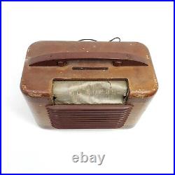 For Repair Vintage Packard Bell Tube Radio Model 566 Wooden AM 1940's Parts