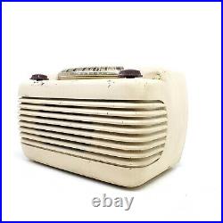For Repair Vintage Philco Hippo Bakelite Tube Radio 46-420 Cream Knobs Parts